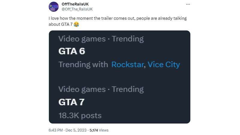 Mọi người đều bàn luận về trailer mới của GTA 6